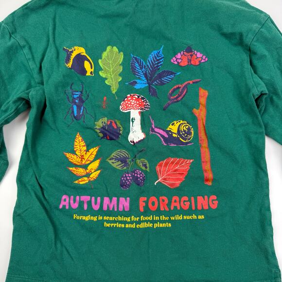 Mini Boden Green Autumn Foraging Shirt - Picture 5 of 6
